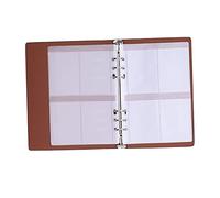 Page de Stockage Découpe Gaufrage Moule Timbre Scrapbook Collection Carnet DIY Organisateur pour Artisans Cuir PU Silicone Scellé 22,9 x 16,8 x 2,6 cm 10 Pages (Couverture TL014 + 10 pages