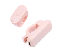 Page de télécommande pour tourne-disque pour Kindle mains libres sans fil Clicker ABS bouton silencieux Portée 10 m Type-C Charge Compact 5,6 cm Noir (Rose)