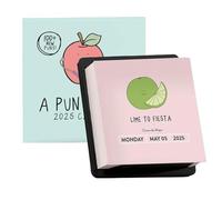 Page Par Jour Calendrier 2025 | Calendrier Drôle 2025 Au Jour Le Jour, Calendrier De Blague De Papa Avec Pages Détachables Et Jeux De Mots Quotidiens Pour Bureau, Étagère De Table