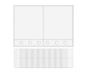 Page Protector - PP, 3,39 x 5,12 in Transparent Sleeve Durable | Clear Sheet Protectors for 6 Ring Binder, Document Organizer For Students, Professionals, Artists, Teachers, Office, Travel