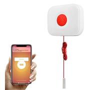 Pager intelligent pour patient, bouton d'urgence Wi-Fi pour personnes âgées, alarme à une touche, 2 voies (cordon de serrage et bouton), système d'alerte santé, pour hôpital, maison de retraite, salle