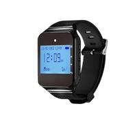 Pager pour Restaurant, système d'appel sans Fil pour Serveur, Montre récepteur, Bouton d'appel pour Food Truck, église, crèche, Clinique, café, etc. (SU-R169)