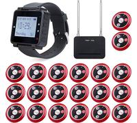 Pager sans fil Retekess T128-T117 Pager de restaurant 1 heure et 20 touches d'appel pour hôpitaux Bars Cliniques dentaires Magasin vétérinaire