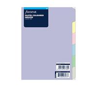 Pages avec 6 onglets vierges Filofax 132614 A5 Pastel