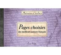 Pages choisies des meilleurs auteurs français