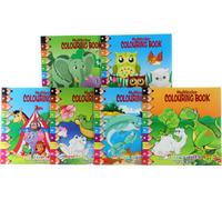 Pages de coloriage avec des chiffres grands