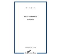 Pages de femmes Nouvelles - Geneviève Quivart - L'harmattan - broché - Nouvelles