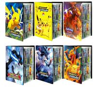 Pages de rangement pour cartes Pokémon - Intercalaires de classeur thème Pikachu pouvant contenir 240 cartes à collectionner (120 dos à dos). Pochettes ultra-transparentes premium pour une protection