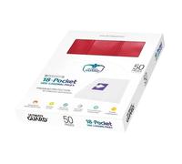 Pages de rangement - Ultimate Guard - 18-Pocket Pages Side-Loading - Rouge - 50 unités - Intérieur