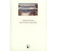 Dominique Vivant Denon – Pages d'un journal de voyage en Italie – 1788 – Gallimard
