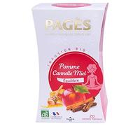 Pages Infusion Équilibre Pomme Cannelle Miel Bio 20 sachets (lot de 3