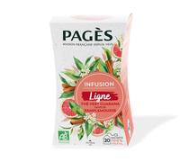 PAGÈS - Infusion Fraise Myrtille Lot de 4 boites 20 sachets