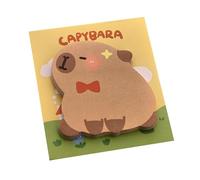 Pages Mémo D'écriture D'animaux - Marqueurs De Page En Forme D'animaux, Notes Autocollantes Capybara Vibrantes, Bloc-notes Créatif Pour Artistes Et Écrivains, Notes Autocollantes Colorées Pour Marque-