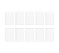 Pages Pour Classeur,10 Pochettes Transparentes Rechargeables Pour Classeur A6 | Pochettes Lisses pour Organisateur d'Argent Cartes de Crédit Photos Cartes Postales | Étudiants Enseignants Auteurs