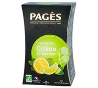 Pages Thé Vert Citron Citron Vert Bio 20 sachets (lot de 3