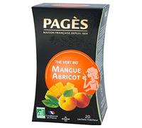 Pages Thé Vert Mangue Abricot Bio 20 sachets (lot de 3
