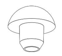 Pagette couvercle tampon 700320110 pour Subline , VIP, Exklusiv Highline