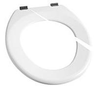 Pagette Olfa Senator WC siège 055-0002 noir, sans revêtement, charnière en acier inoxydable