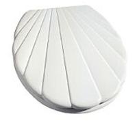 Pagette Olfa Senator WC siège 650-0001 blanc , avec couvercle, blanc en acier inoxydable