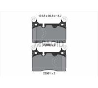 PAGID Kit De Plaquettes De Frein Pour Aston Martin DB11 Vantage