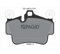 PAGID Kit Plaquettes De Frein Porsche 911 997 987