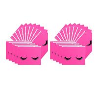 PAGJHRFJG 100 PièCes de Soins des Cils de Maquillage en Plastique Pochette de Maquillage de Toilette Voyage Cosmétique avec Fermeture à GlissièRe M
