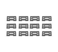 PAGJHRFJG 12 Pièces Lame En Céramique Lame de Rechange En Céramique, 28 Dents En Céramique Tondeuse Lame de Rechange Cutter 2 Trous Tondeuse, Noir
