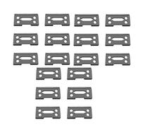 PAGJHRFJG 18 PièCes Lame en CéRamique Lame de Rechange en CéRamique, 28 Dents en CéRamique Tondeuse Lame de Rechange Cutter 2 Trous Tondeuse, Noir