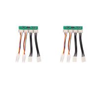 PAGJHRFJG 2X Émulateur de Simulateur de Ventilateur Carré 4 Broches 12 V 4 en 1 Spécial pour Antminer S19k Pro Fan Spoofer Dummer
