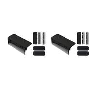 PAGJHRFJG 2X Fixation de Peigne en Fer Plat à Clipser, Peigne à Poignée pour Fer Plat, Peigne à Lisser en Fer Plat, pour Fer Plat Noir