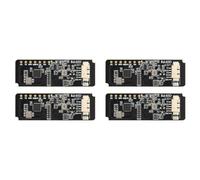 PAGJHRFJG 4X Rd-03D 24G Module Radar de Localisation et de Suivi de Trajectoire de Mouvement Humain Multi-Cible Antenne PCB Intégrée