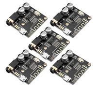 PAGJHRFJG 5 Pièces Carte Récepteur Audio Bluetooth BT 5.0 Amplificateur Audio Stéréo 3.7-5 V Amplificateur de Haut-Parleur de Voiture Bricolage