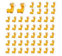 PAGJHRFJG 50 Pièces Mini Figurines d'animaux de la Jungle Résine Minuscules Animaux Miniatures Animaux Sauvages Miniatures Accessoires de Jardin,C