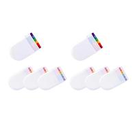 PAGJHRFJG 8 Pièces de Peinture pour le Arc-En-Ciel - Drapeau Du Jour de la Fierté Gay - Peinture pour le - Crayon à Rayures Arc-En-Ciel LGBT pour le Jour de la Fierté Gay