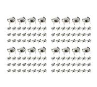 PAGJHRFJG 800X Cuivre 8mm Argent Goujons Ronds Rivets Cone Rivets Punk Clous Decoratifs Decoration