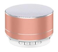 PAGJHRFJG A10 Mini Haut-Parleur Bluetooth Portable Extérieur pour Caisson de Basses Boîte de Son Support Carte TF Or Rose