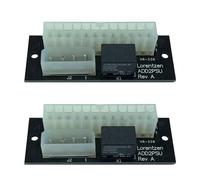 PAGJHRFJG Lot de 2 adaptateurs d'alimentation double alimentation synchronisés 24 broches - Carte de démarrage double ADD2PSU