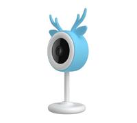 PAGJHRFJG Moniteur WIFI Tuya Caméra Enfants Sans Affichage de la Température Détection des Pleures Surveillance Interphone PRISE UE