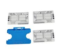 PAGJHRFJG Règle en 7 Étapes pour ECG, Règle en 7 Étapes pour L'Interprétation de L'ECG/EKG, Règle de Guide de Référence ECG, Outil de Mesure des Étriers ECG