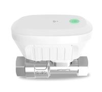 PAGJHRFJG Tuya Smart WiFi Vanne D'Eau Compteur D'Eau Débit D'Eau Affichage de la Température de L'Eau Contrôleur Contrôle D'Application Intelligent PRISE UE