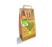 Paglianatura Granule de Foin 3 kg avec 10% de Luzerne - Aliment Naturel et Riche en Fibres pour Lapins et rongeurs, Nutrition supplémentaire Contenant du Calcium et des protéines