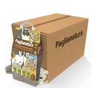 Paglianatura Lot de 2 litières conglomérantes pour Chats à la Camomille - Ultra absorbante, contrôle Naturel des odeurs, biodégradable, idéale pour Les Chats