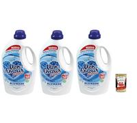 Paglieri Mon Amour Blu Mare Lessive liquide pour machine à laver Formule améliorée avec parfum supplémentaire, 39 lavages, 3 x 1560 ml + Polpa Italian Gourmet 400 g