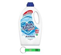 Paglieri Mon Amour Blu Mare Lessive liquide pour machine à laver Formule améliorée avec parfum supplémentaire, 39 lavages 1560 ml + porte-clés Beni Culinari gratuit