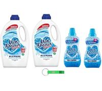 Paglieri Mon Amour Blu Mare Pack de test de lessive - Adoucissant - 4 articles du même parfum + porte-clés Beni Culinari gratuit