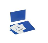 PAGNA 21007-07 Lot de porte-documents en polypropylène Bleu