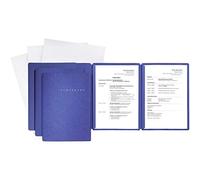 Pagna 22028-02 Kit de candidature avec 3 pochettes 2 baguettes de reliure et 3 pochettes d'expédition (Bleu) (Import Allemagne)