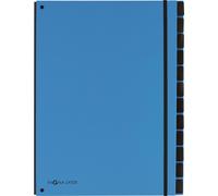 Pagna® 24129-13 Classeur à levier Trend - 12 compartiments, coin élastique, bleu clair