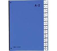 PAGNA 24249-02 carton dur bleu DIN A4 Nombre de compartiments: 24 A-Z