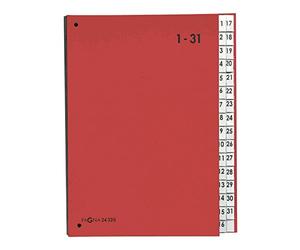 PAGNA 24329-01 CARPETA A4 CARTÃ“N ROJO